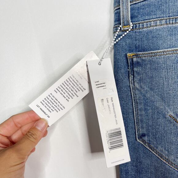 New Hudson Womens 25 Blair High Rise Skinny Ankle Jeans Jakarta Medium Wash - Picture 10 of 14